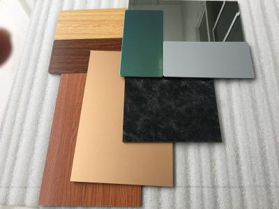 China Pearl Green ACM Composite Panel Rigidity For Vehicle / Furniture Decoration for sale