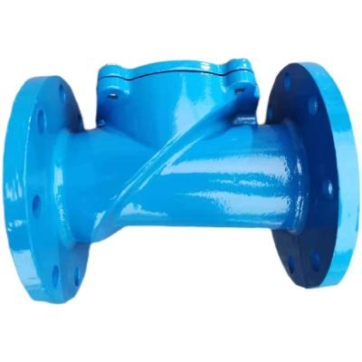 China Flanged F6 Non Return Swing Check Valve Ductile Cast Iron PN10 PN16 for sale