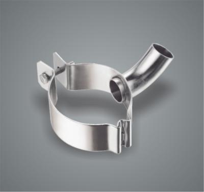 China Stainless Steel Milking Cow Tubes , Holder Clamp Type Milking Machine Parts for sale