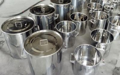 Chine 316L machine de traite en acier inoxydable cuve tambour 5L capacité miroir vernis à vendre