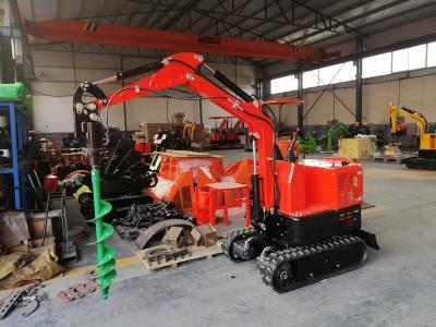 China Farm garden ET10 800kg mini digger excavator with auger for sale