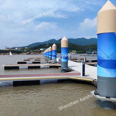 China Marina Dock Aluminum Alloy 6061 T6 Floating Finger Walkway Pontoon Bridge With 15-20 Years Long-Lasting Lifespan for sale