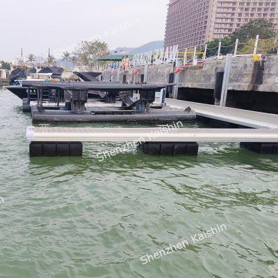China Aluminum Alloy  Floating Dock Pontoon Yacht Floating Bridge Approach Pier for sale