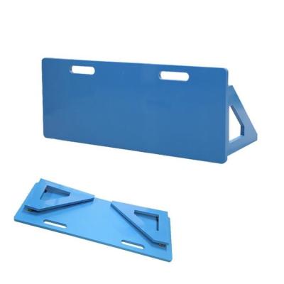 China Blue Plastics Portable Training Resilient Plate HDPE Soccer Rebound Boards for sale