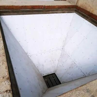 China White Self Lubricating Property UHMWPE Plastic Silos Coal Bunker Liner Sheet for sale