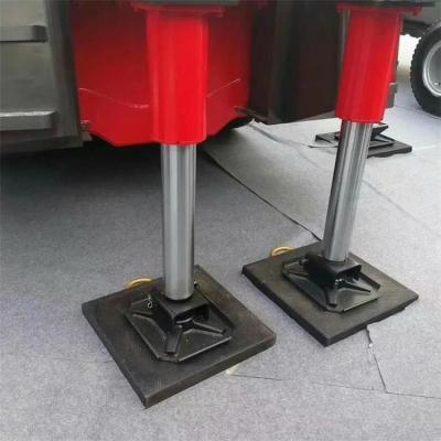 China 600*600mm Anti Impact Polyethylene Plastic Outrigger Pads For Crane Foot Support for sale