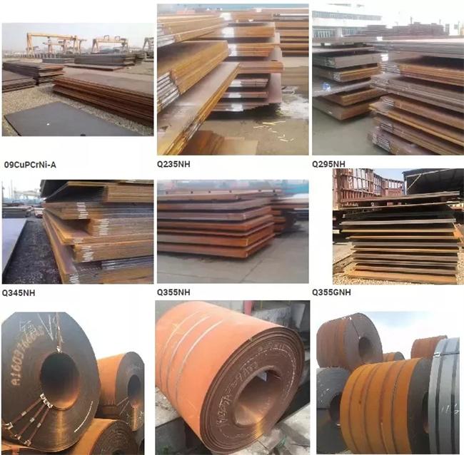 Atmospheric-Resistant steel plate