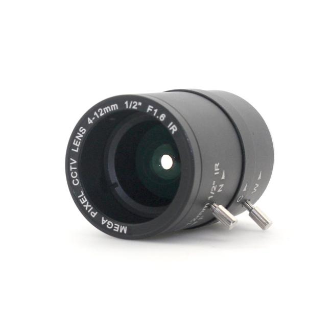4-12mm MP CS LENS 1/2" IR CS Mount Varifocal Manual Iris CCTV Lens for CCTV Security Cameras BOX 4-12mm MP CS LENS 1/2" IR CS Mount Varifocal Manual Iris CCTV Lens for CCTV Security Cameras BOX