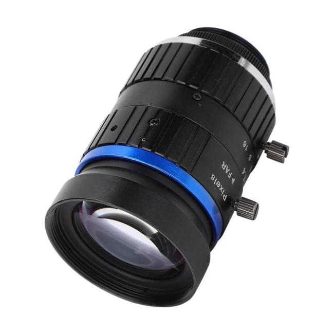 1.5MP 50mm lens Manual Iris Fixed focal length Lens 1/2" F1.6 C Mount HD Lens for Machine Vision cameras 8MP machine vision industrial camera lens C interface 50mm 1-inch C-Port fixed focus FA lens