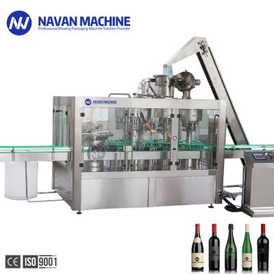 China Automatic Glass Bottled Non Carbonated Drink Wine Filling Machine for sale