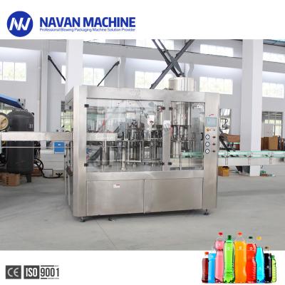 China Auto 4000BPH PET Bottle Carbonated Soft Drink Gas Liquid Filling Machine for sale