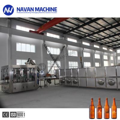 China Auto 0-2L Glass Bottle Carbonated Drink Beer Filling Machine for sale