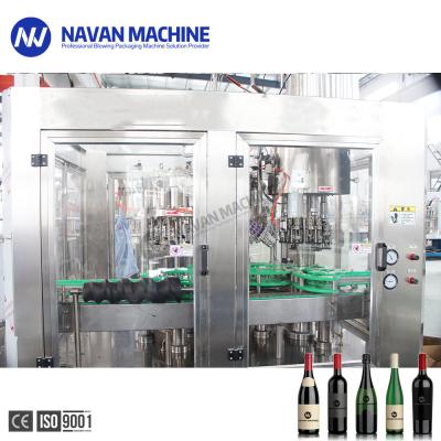China Auto 2 In 1 Glass Bottle Sparkling Drink Wine Filling Capping Machine for sale