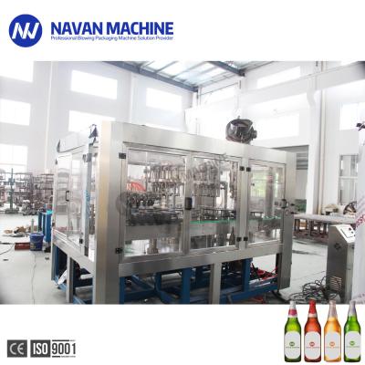 China Stainless Steel Spiral Conveyor Beer Glass Bottle Crown Cap Filling Machine for sale
