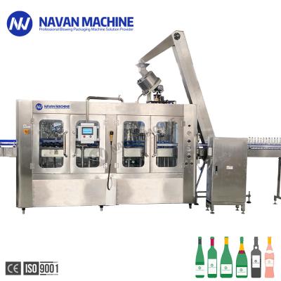 China Monoblock Glass Bottle Soad Carbonated Liquor Washing Filling Capping Machine for sale