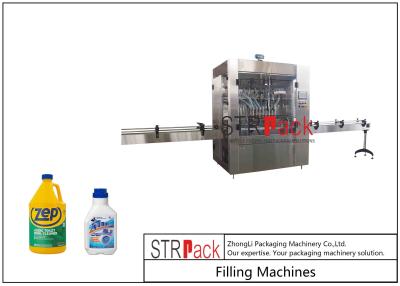 China Anti Corrosive Automatic Liquid Filling Machine For Bottle Detergent Bleach Floor Cleaner for sale