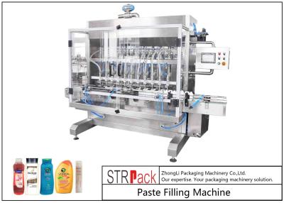 China Easy Maintenance Paste Filling Machine / 6 Head Filling Machine For Shampoo for sale
