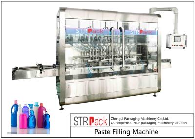 China PLC Control Automatic Paste Filling Machine For 250ML-5L Liquid Soap / Lotion / Shampoo for sale