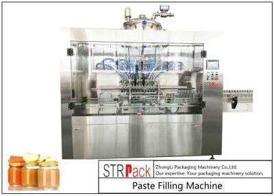 China Automatic Linear Baby Food Paste Filling Machine With Servo Driven Pump for sale