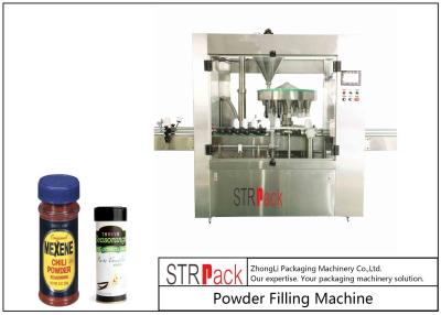 China Multi station Rotary Powder Filling Machine With Servo Drive Controlled Auger for sale
