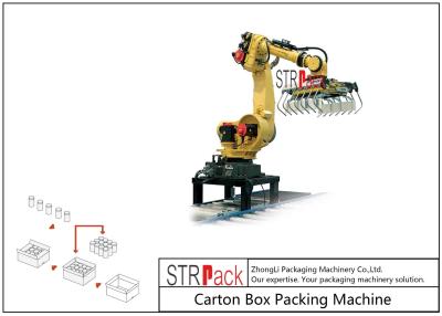 China Sistema que empalieta del robot automático del cartón para el amontonamiento de la química alimenticia de la industria en venta