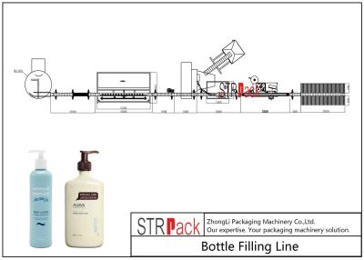 China Cream Filler Paste Bottle Filling Line With 10 Nozzles Volumetric Piston Filling Machine for sale