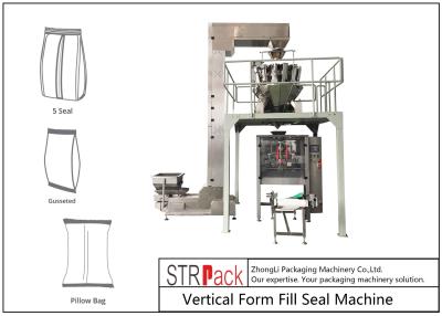 China Vertical Multi Head Scale Packing Machine 100 - 5000g Measuring Range With Multi-head Combination Weigher for sale