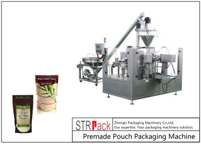 China Chia Seeds Protein Powder Milk pulveriza o malote de pé do zíper Pre-fez a máquina de empacotamento do malote à venda