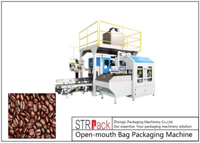 China máquina de ensacar abierta de la boca de los granos de café 5kg PE 0.7Mpa 380V 50Hz en venta