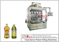 China Condução vegetal comestível do servo motor de Olive Oil Piston Filling Machine de 5 litros à venda