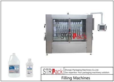 China Fully Automated Alcohol Gel Paste Piston Filler For Hand Sanitizer for sale