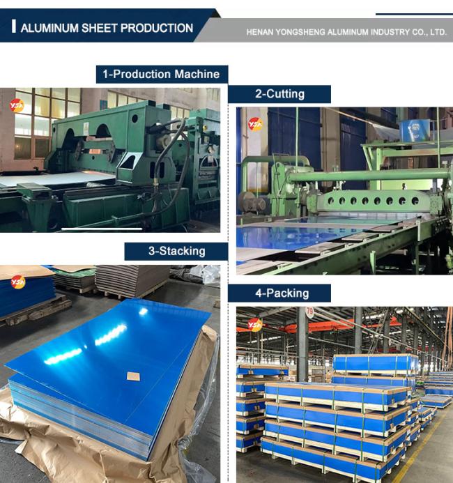 Close-up inspection of aluminum sheet surface quality and thickness measurement