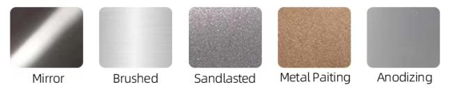 Colored embossed aluminum sheet with diamond pattern in green, blue, and yellow colors