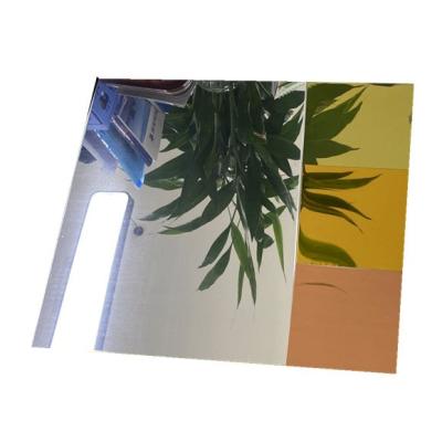 China Silver Colored 0.2mm 6.0mm Clear Mirror Aluminum Sheet 3mm To 3000mm Width for sale