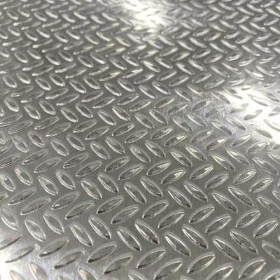 China Aluminio doble Diamond Plate Sheets del negro de Diamond Aluminum Sliver Mesh Sheet en venta