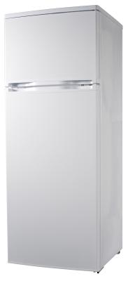 China Energy Saving 2 Door Compact Fridge And Freezer 188 Liter High Efficient R600a for sale