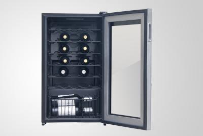 China Energy Efficient Wine Refrigerator / Silent Wine Refrigerator A++ Energy Level for sale