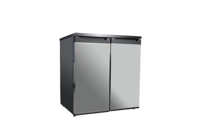 Chine Côte à côte réfrigérateur inoxydable commercial, congélateur de réfrigérateur de porte à deux battants d'A+ à vendre