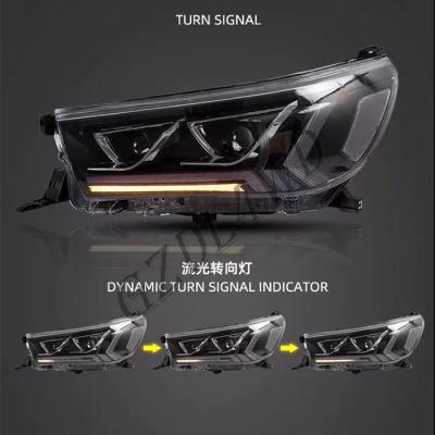 China Toyota Hilux Revo Rocco Car Headlight Accessories Smoke Black à venda