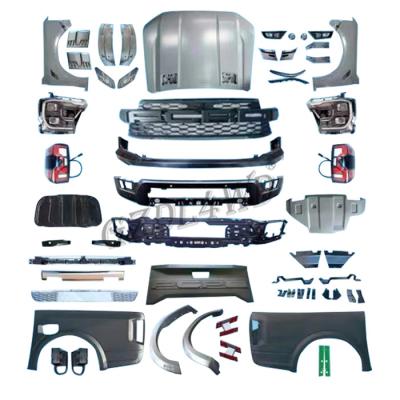 China High Durability Auto Body Kit Update Car Bumpers For Ranger 12-21 Upgrade To T9 Raptor Car Bodykit for sale
