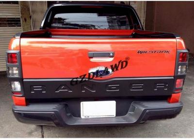 China Black Rear Truck Door Sill Plate 4x4 Body Kits For  Ranger T6 T7 PX Wildtrak for sale