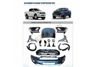 China Raptor Conversion 2018 2019 T8 Wide Body Kit for Ford Ranger 2012 2015 T6 for sale