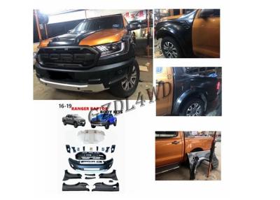 China Plastic Front Bumper Raptor Conversion To 2018 Wide Body Kit For Ford Ranger T7 for sale