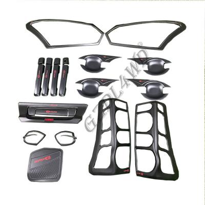 China OEM 4x4 Parts And Accessories Head Lamp Cover Trims Kits For D-Max 2016-2019 for sale