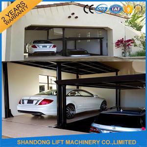 China Steel Auto Car Lift , Hydraulic Garage Car Lift Double Deck Car Parking System for sale