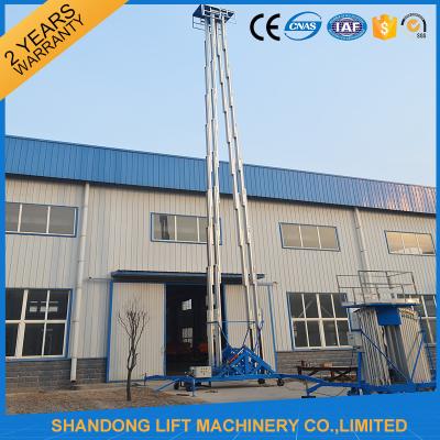 China Hydraulic Mobile Telescopic Ladder Aerial Work Platform Lift With 150kgs Loading 19m Height for sale