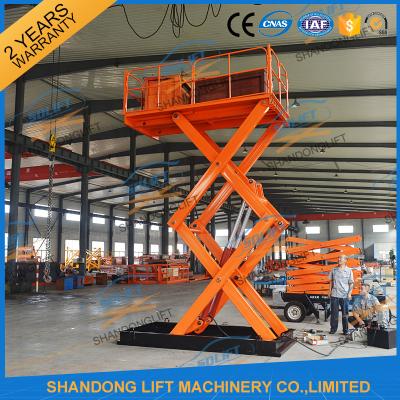 China 1T 5.5M Hydraulic Electric Home Scissor Lift Platform With CE for sale