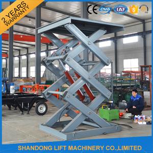 China 2 Ton 3m Hydraulic Elevator Lift , Warehouse Lift Platform For Cargo Lifting for sale
