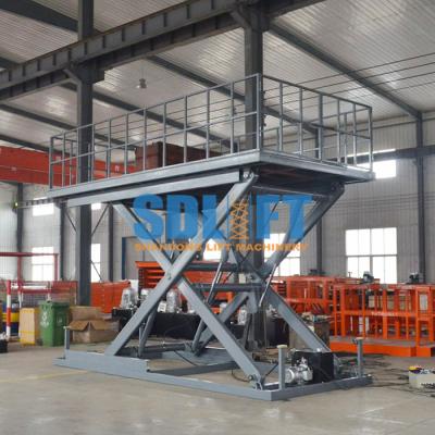 China Heavy Duty Underground Scissor Car Lift for sale