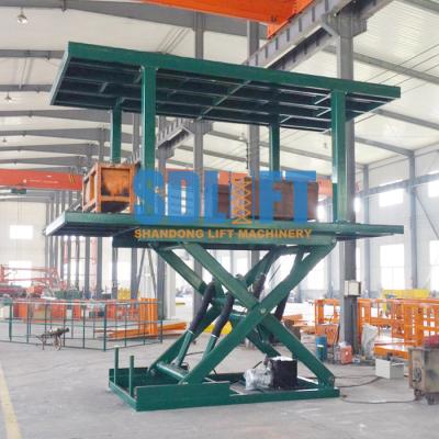 China Double Deck Car Parking System With 3 T Weight Capacity 2.8m Lifting Height for sale